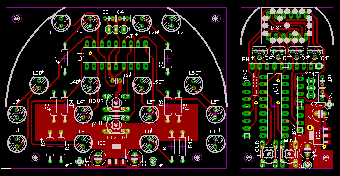 Black Standard Binary Clock Kits