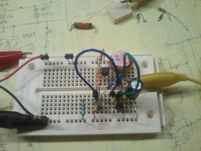 3-transistor SMPS negative regulator